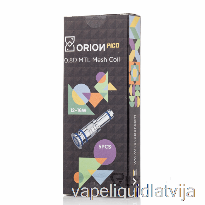 Lve Orion Pico Rezerves Spoles 0.8ohm Pico Mesh Coils Vape šķidrums